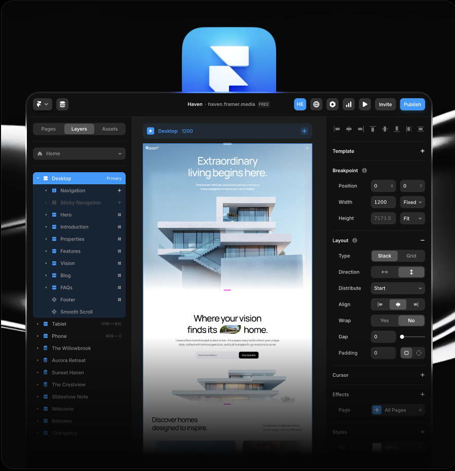 Framer Interface